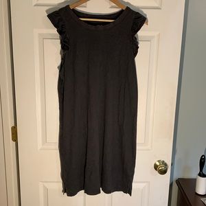 Ruffled shoulder tank top Dress